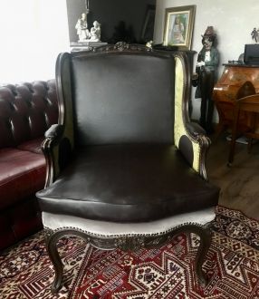 Кресло с ротангом