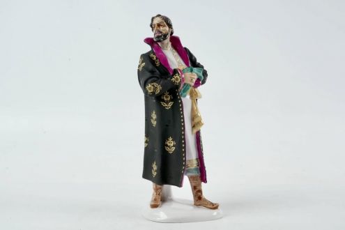 Фарфоровая статуэтка, изображающая Бориса Годунова ЛФЗ