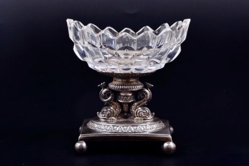 Икорница, серебро 925 пробы